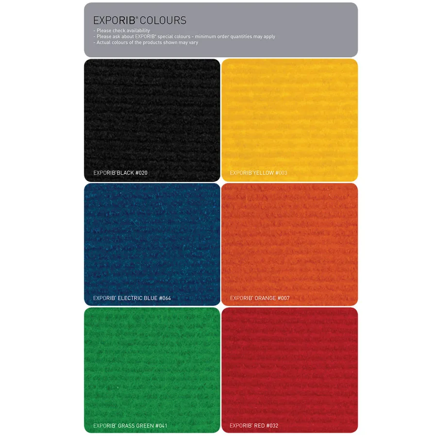 custom made pinboards Exporib colours