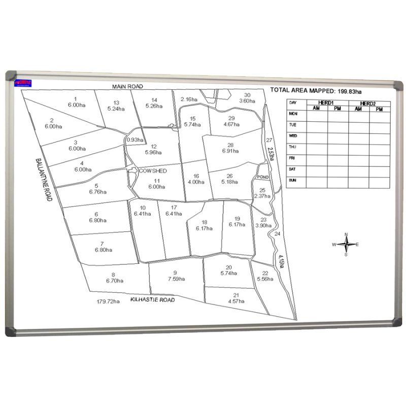 PRO-ETCH Farm Map Whiteboards