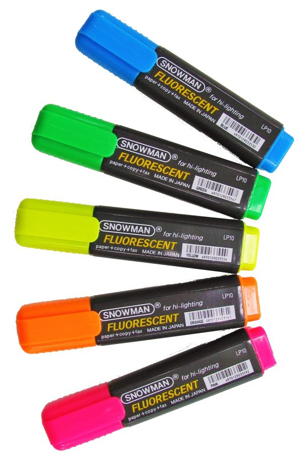 SNOWMAN Highlighter markers