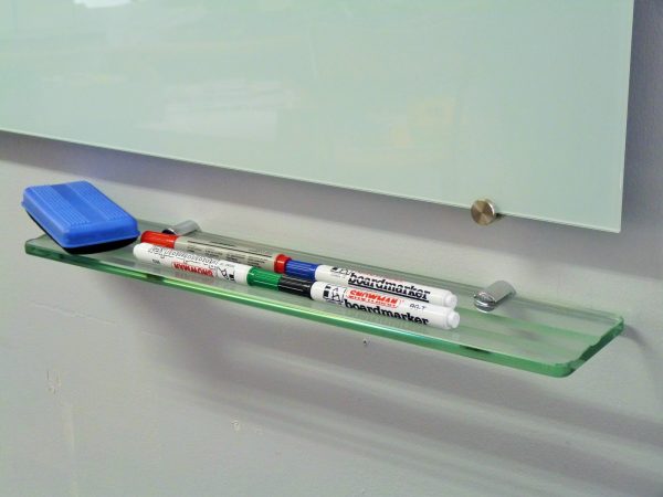 Glass Pen tray for glass whiteboards