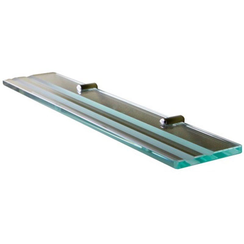 Glass whiteboard marker pen shelf with pen groves