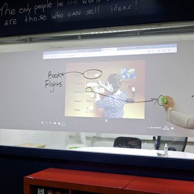 Smart Projector Paint Contrast - Smarter Surfaces- Whiteboards NZ