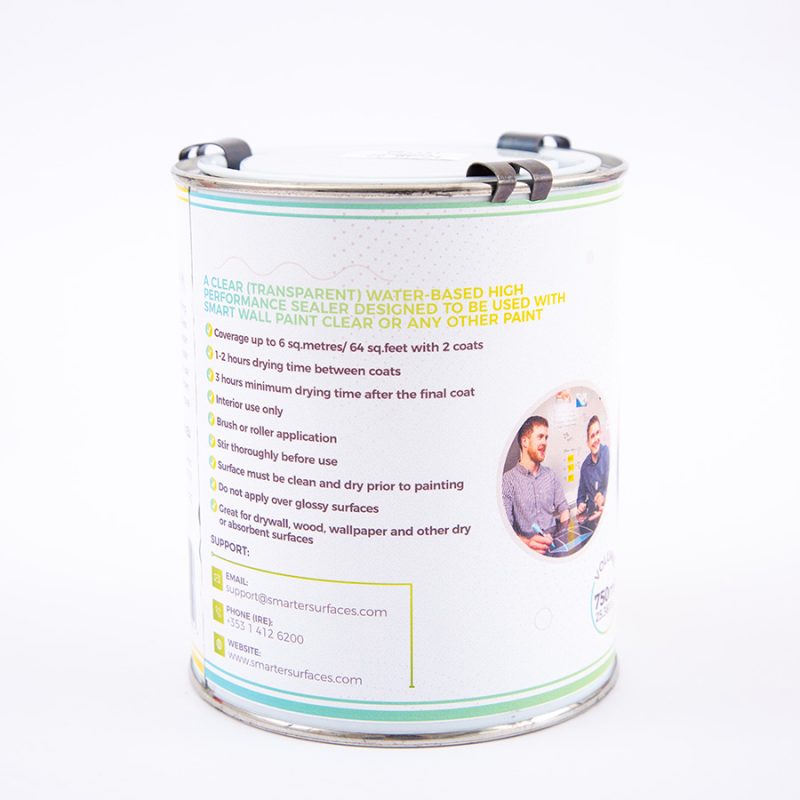 Smart clear primer tin back