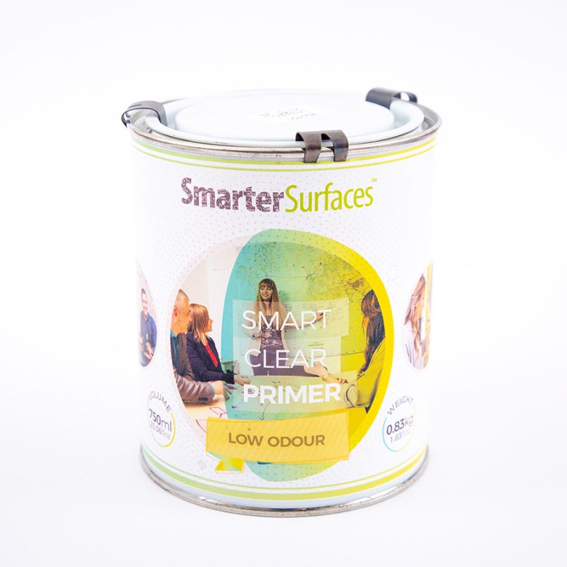 Smart clear primer tin front