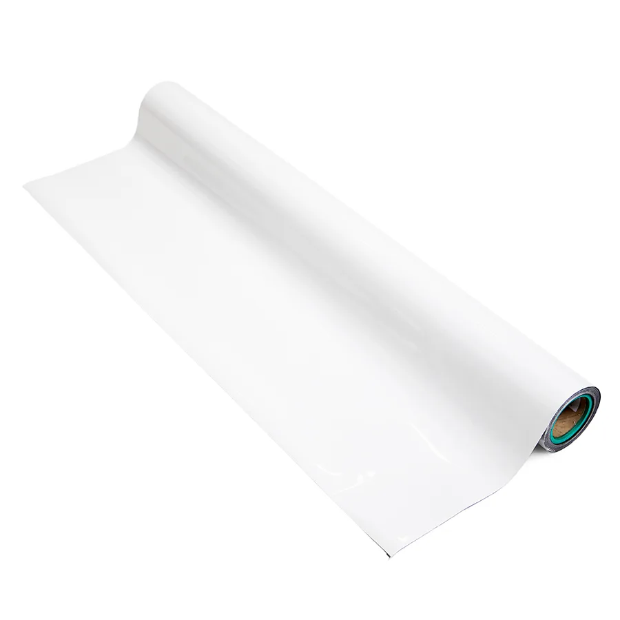 Smart magnetic whiteboard wallpaper low sheen roll