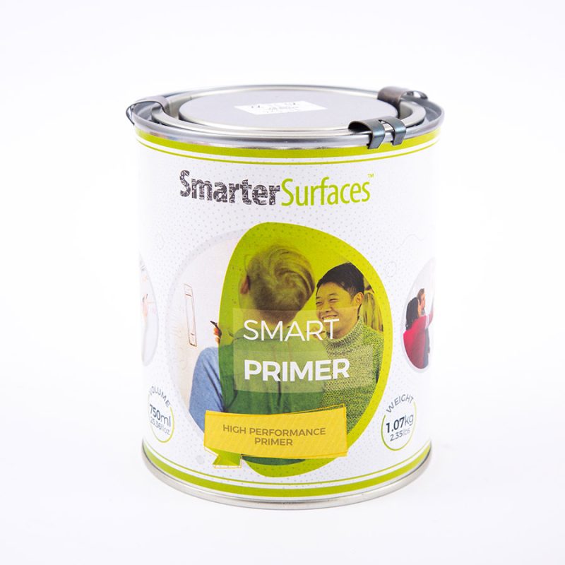 Smart white primer tin front