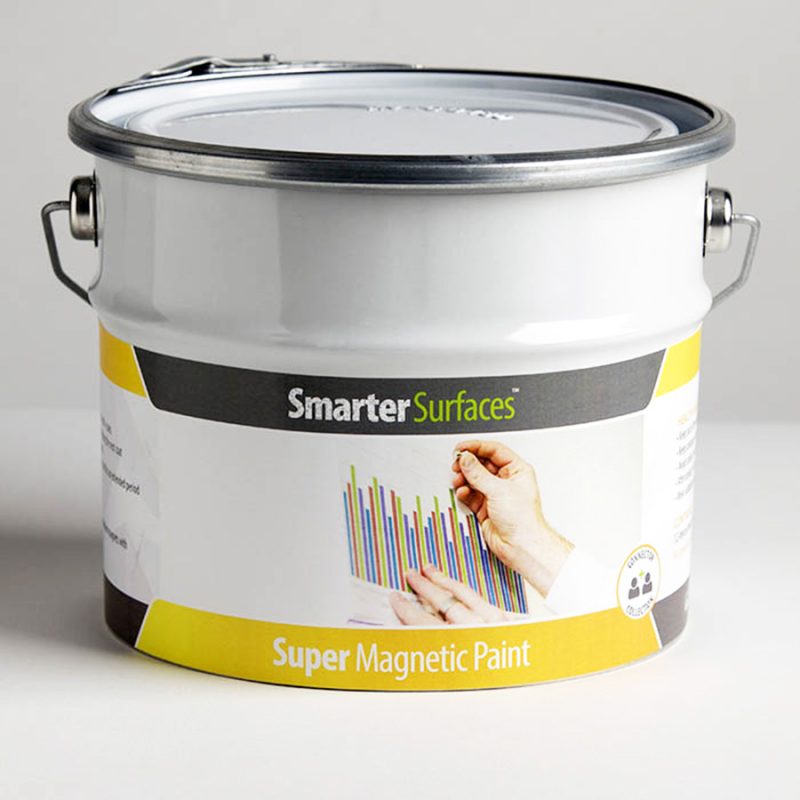 Super magnetic paint tin