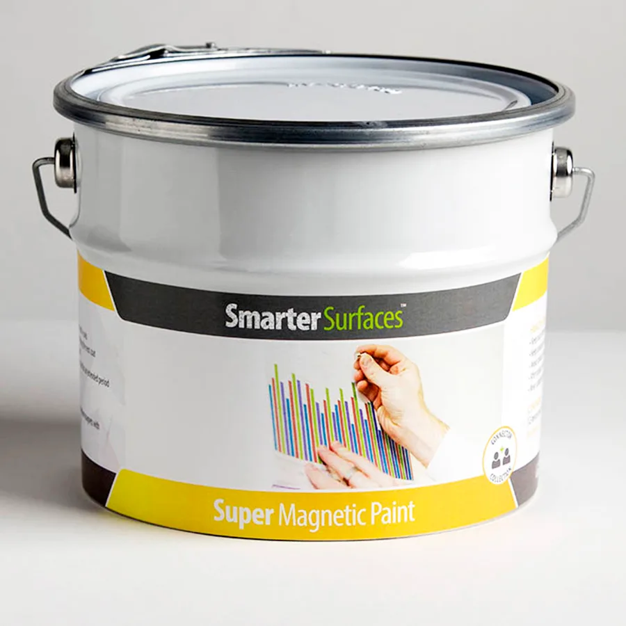 Super magnetic paint tin