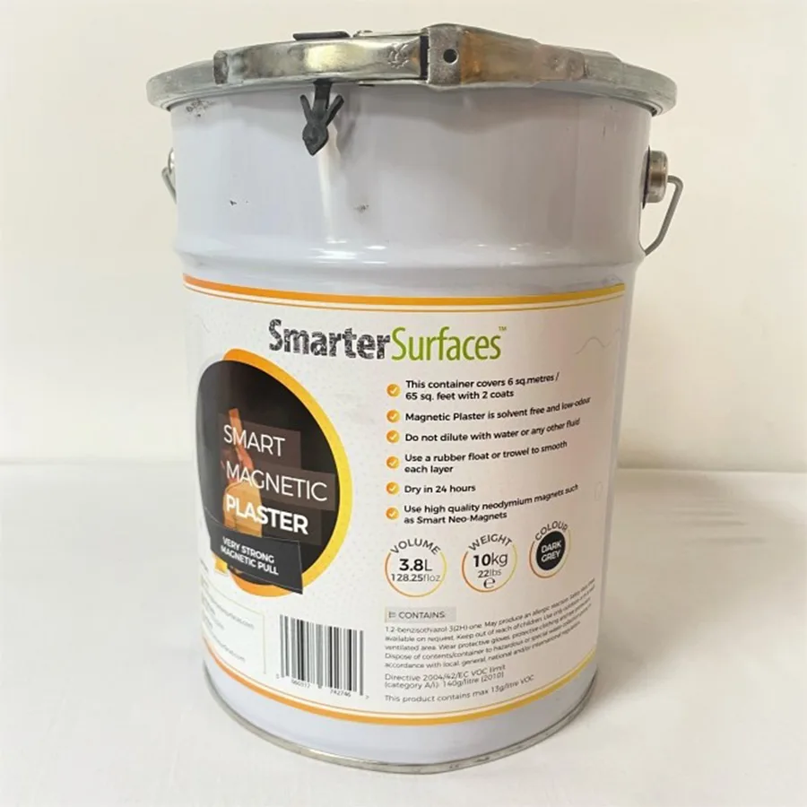 Smart magnetic plaster in a tin