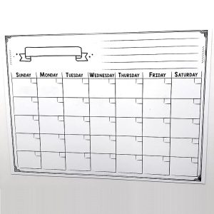 Calendar Month Planner A3 Magnetic Sheet
