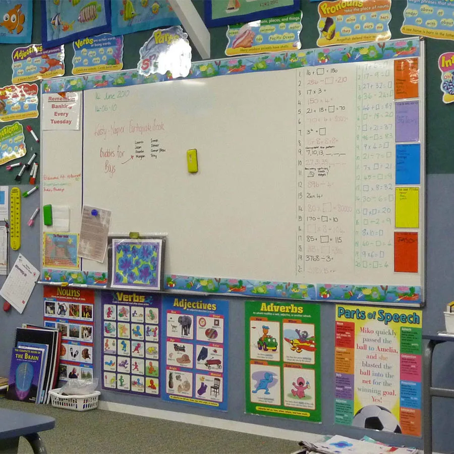 Prowite porcelain enamel whiteboards for education
