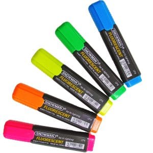 SNOWMAN Highlighter markers