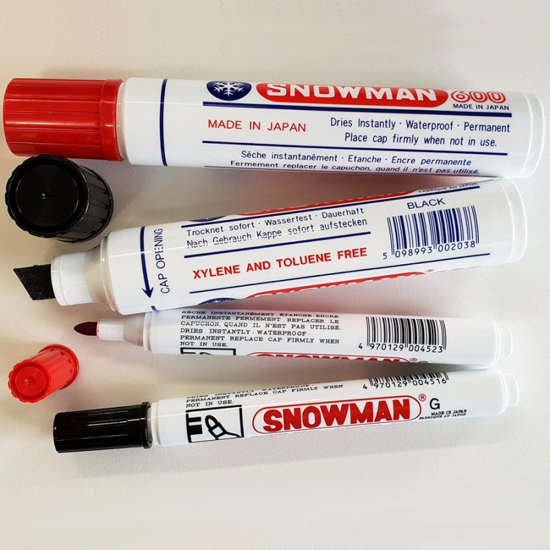 SNOWMAN Jumbo permanent markers - broad tip