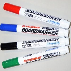 SNOWMAN Whiteboard markers - bullet tip