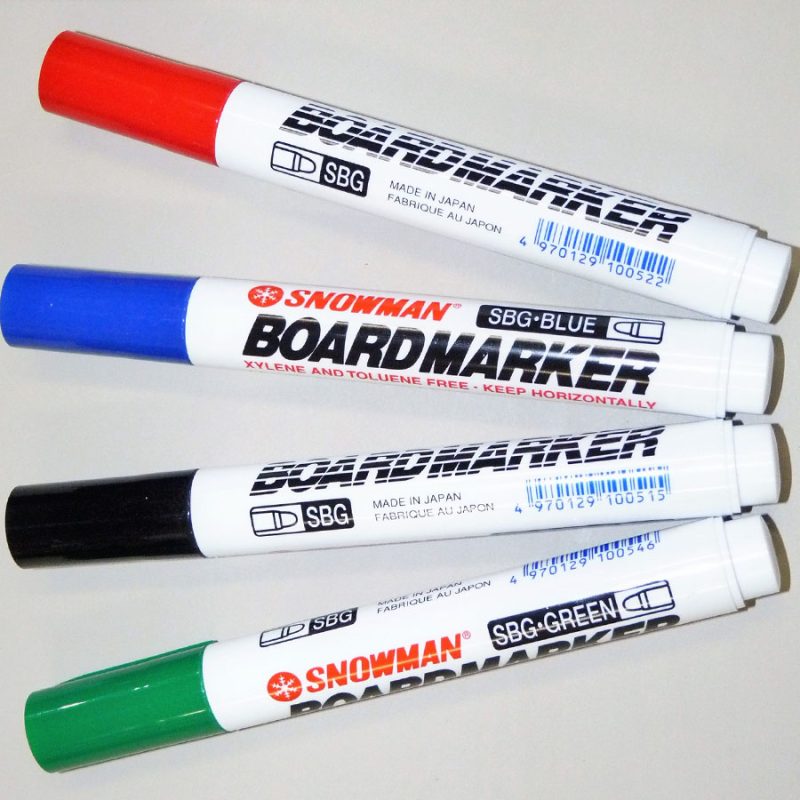 SNOWMAN Whiteboard markers - bullet tip