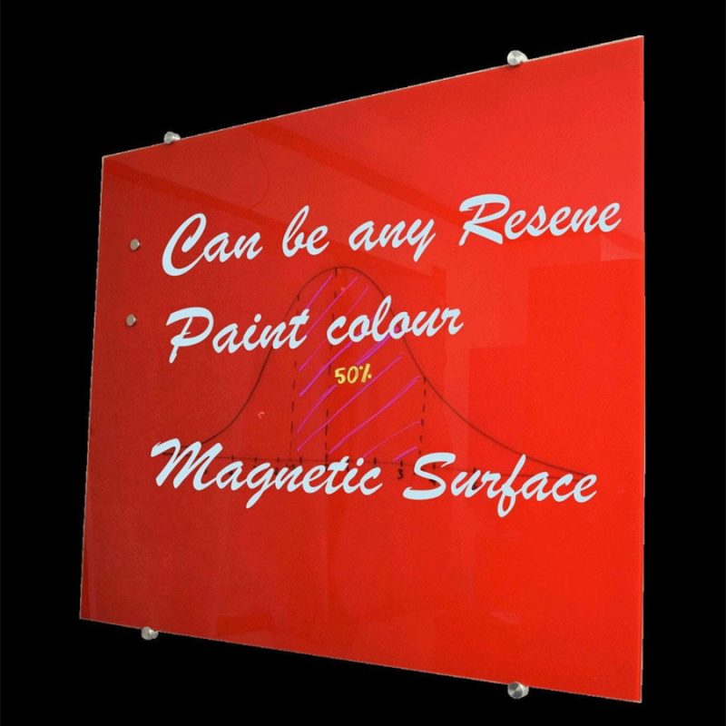 Custom Coloured Glass whiteboards